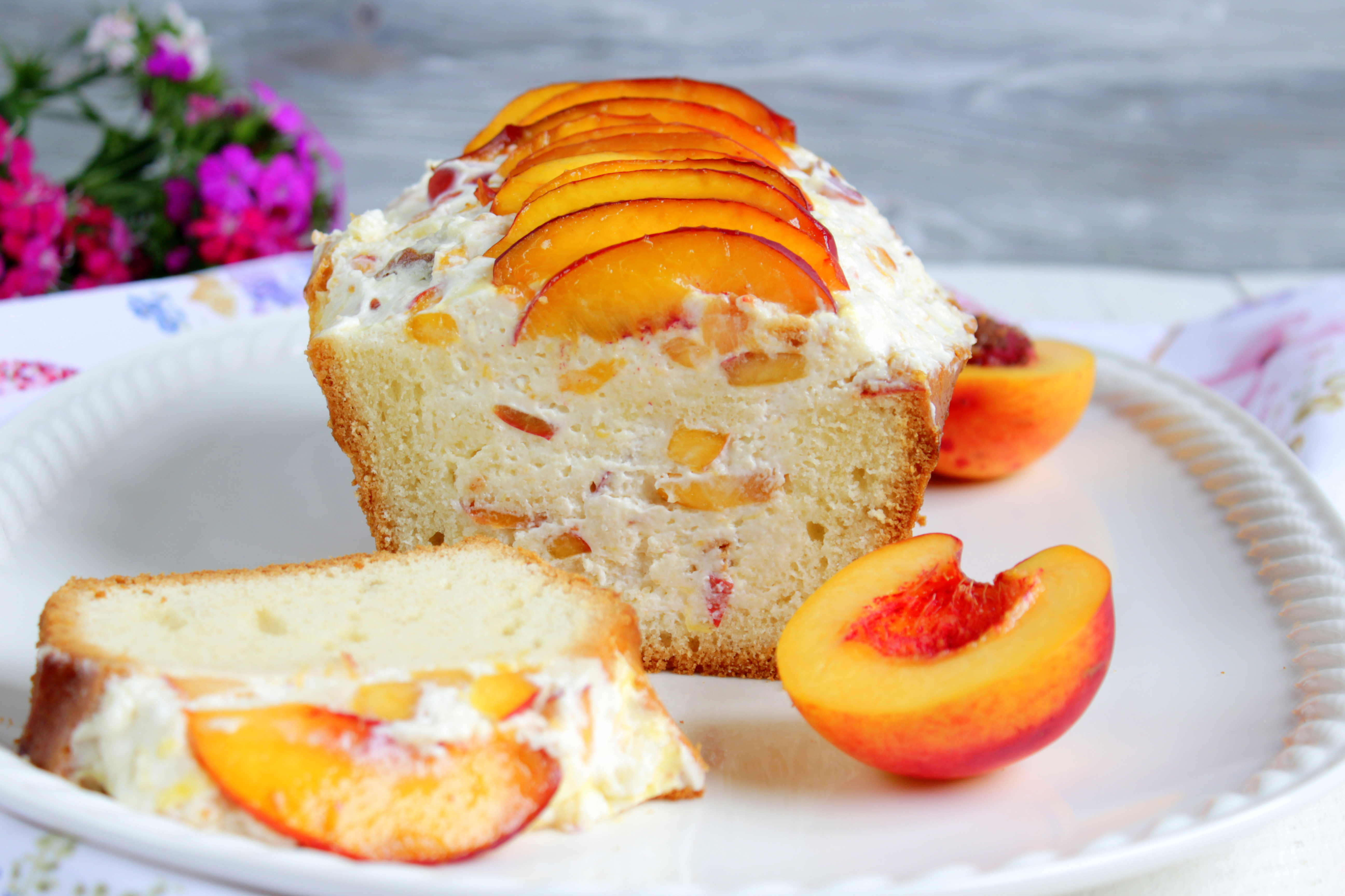 Nektarinenkuchen Fruchtig Und Sommerlich