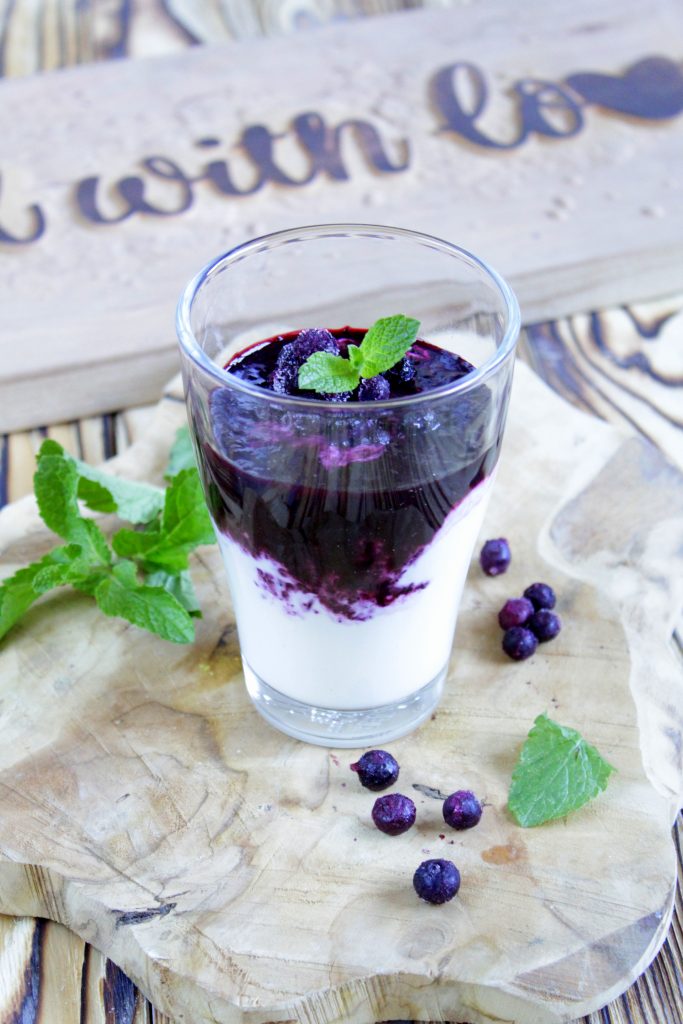 Blaubeer Joghurt Smoothie