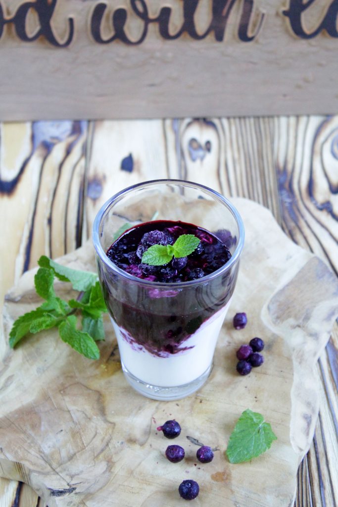 Blaubeer Joghurt Smoothie