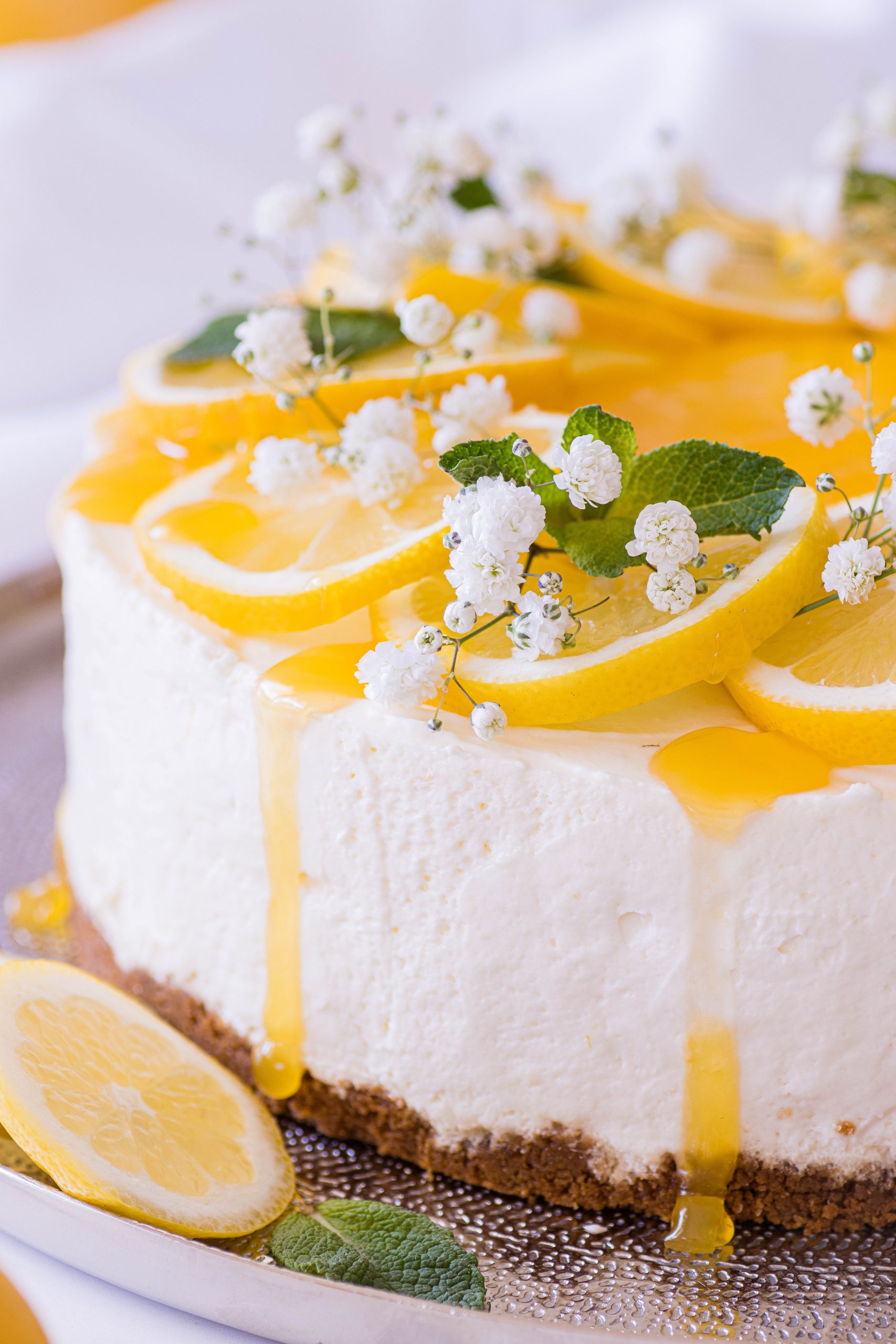 Zitronen Cheesecake Lemon Cheesecake Food With Love