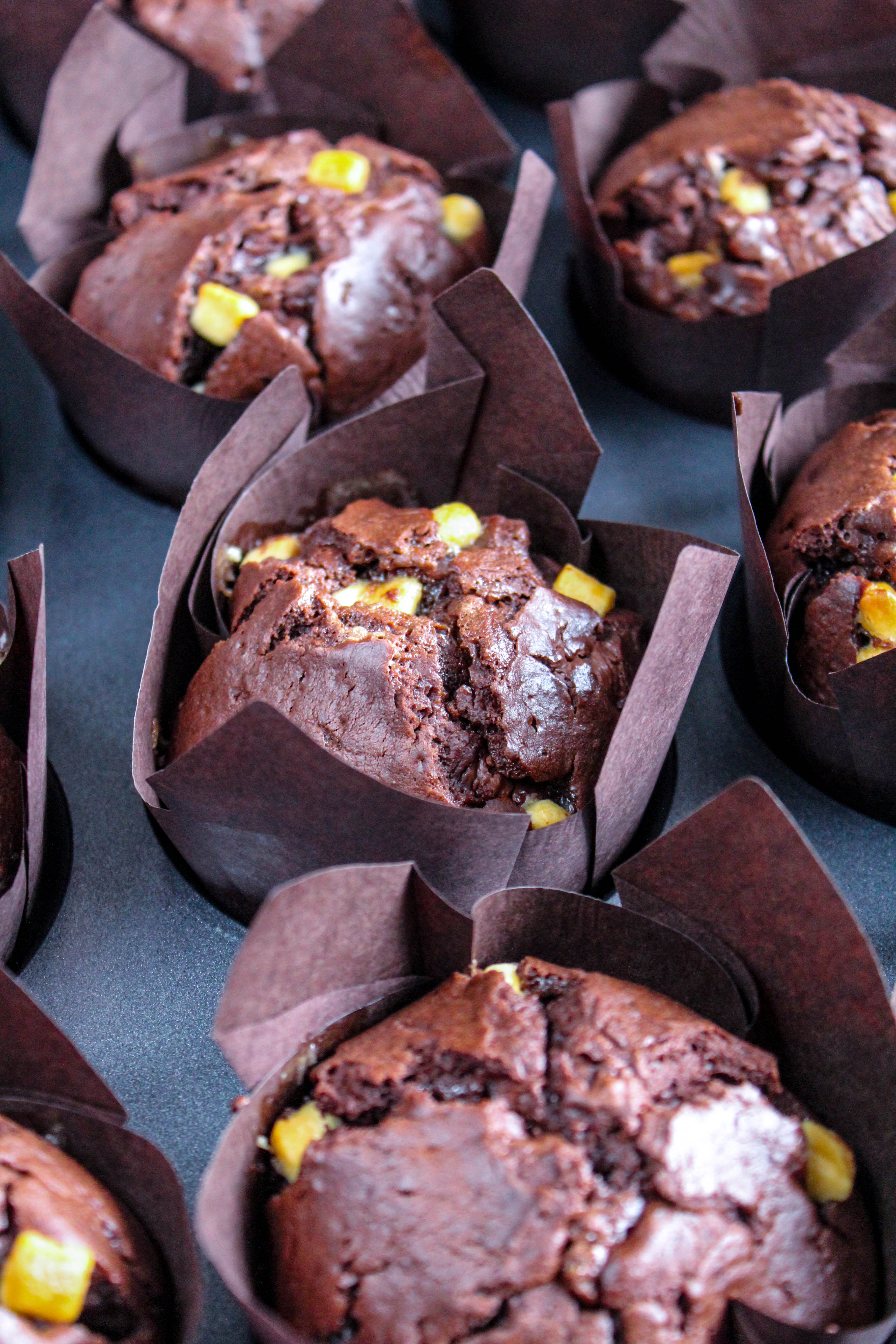 Triple Chocolate Muffins