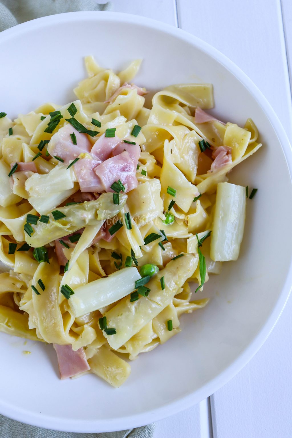 Spargel-Pasta Mit Schinken – Food With Love