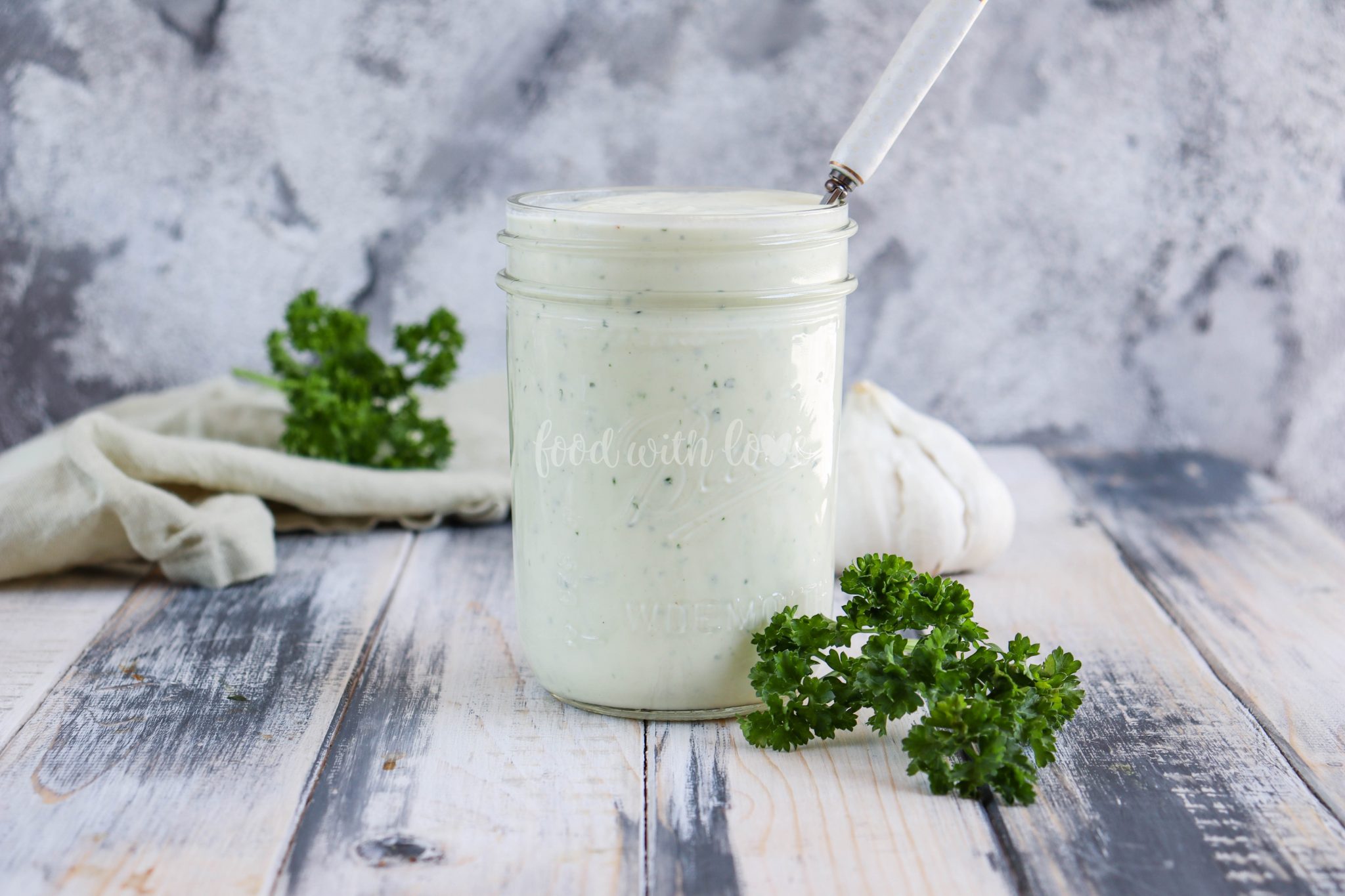 Knoblauch-Dressing – food with love