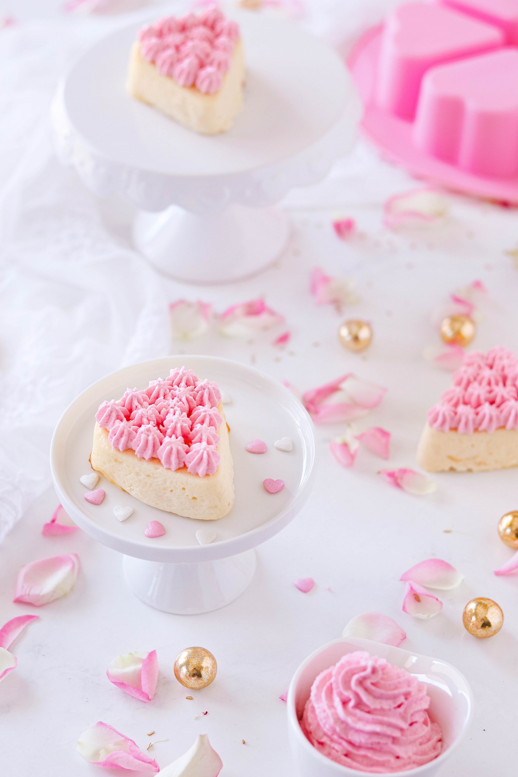 Mini Cheesecake Hearts Mini Kasekuchen Herzen