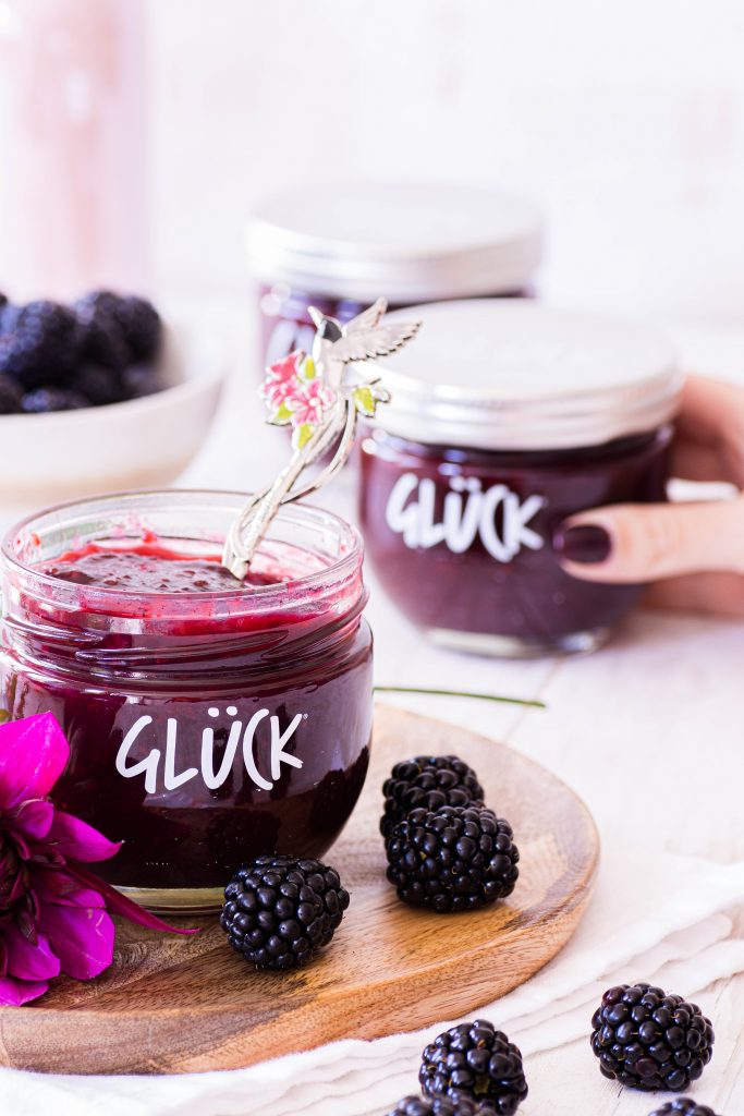 Brombeer Glück im Glas | Brombeer Marmelade – Food with Love ...