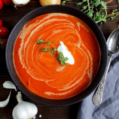 Ofengeröstete Tomatensuppe4